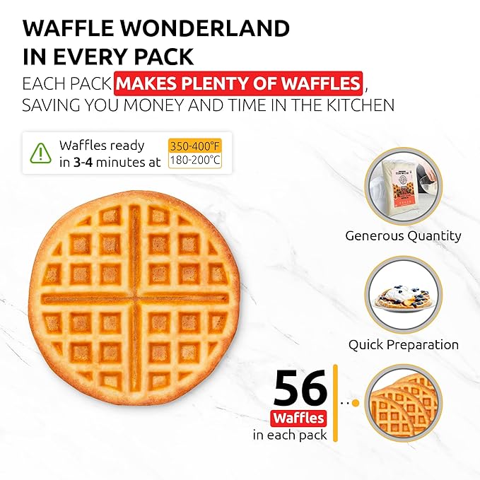 OldSoul Belgian Waffle Batter Mix | Original Flavour | GLUTEN FREE | 10 Lbs | 56 Waffles (10 Lbs Gluten Free)