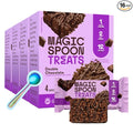 Magic Spoon Treats - 16 High Protein Bars Double Chocolate - High Protein Gluten Free Snack - Sugar &amp Gluten Free Protein Cereal Bar - Low Carb Keto Friendly - Healthy Snacks for Adults