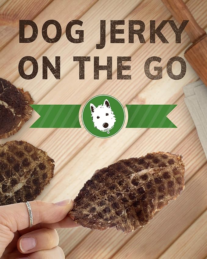 Wiley's Beef Jerky Pet Treats Grain Free All-Natural Human Grade Made in The USA (Beef 2-Pack 4 oz. Bags)
