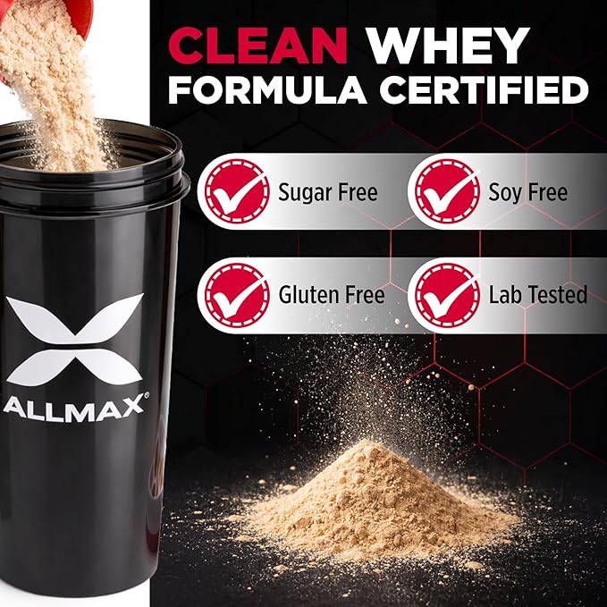 ALLMAX ISOFLEX Pure Whey Isolate Protein Powder - Gluten Free Low Lactose Sugar-Free - High-Protein Clean Keto-Friendly for Pre Post Workout Supplement for Women and Men | Orange Dreamsicle 2lb