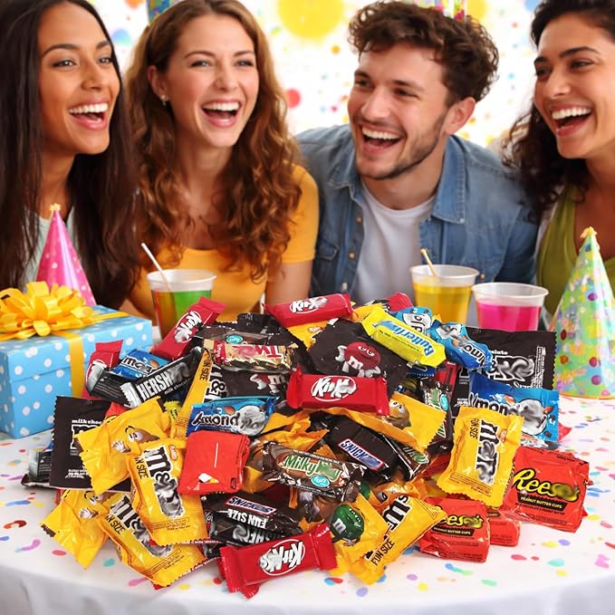 Assorted Chocolate Candy Variety Pack - Assorted Bulk Chocolate Mix - Individually Wrapped Party Chocolate Assortment - Chocolate For Every Occasion More Than 5 Pounds