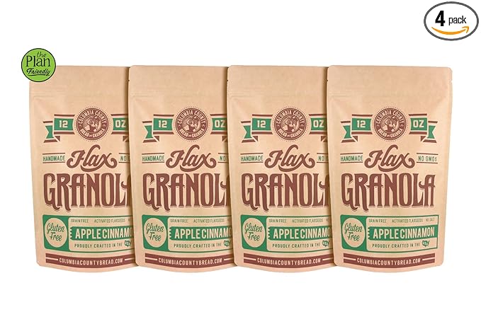 Flax Granola 4 Pack (Apple Cinnamon)