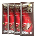 Premium Dark Chili Moser Roth Privat German Chocolate 4.4oz (125g) – Pack of 4