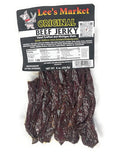 Lee's Market Original Beef Jerky - Soft &amp Tender - Healthy Low Carb Gluten-Free Snack - Paleo &amp Keto-Friendly - Michigan Made Handcrafted Jerky - Speciality Gourmet Meat Snacks - 8oz