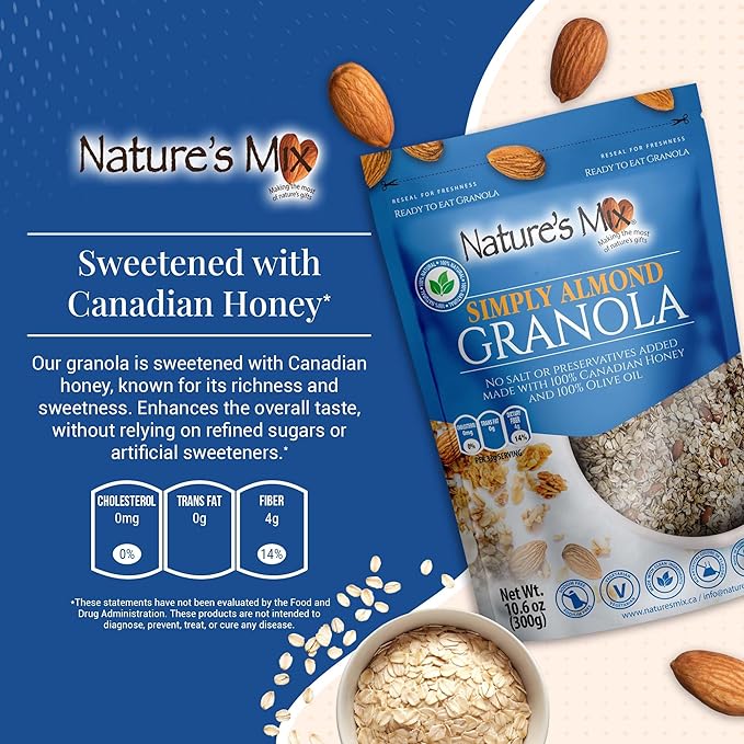 Nature's Mix Granola Simply Almond 10.6 oz (Pack of 6)