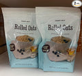 TRADER JOE'S Gluten Free Rolled Oats 100% Whole Grain 32 Oz Bags Good Source of Fiber Sodium Free 2 Pack