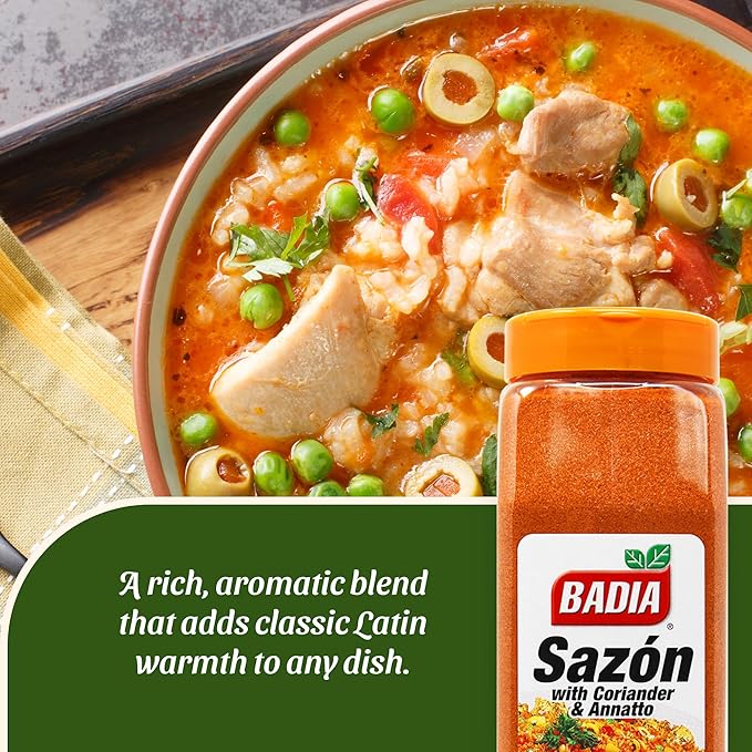 Badia Sazon with Coriander &amp Annatto All-Purpose Latin Spice Blend 32 oz (Pack of 6)