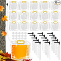 15 Sets Maple Syrup Tapping Kit 15 Tree Taps 15 Collection Bag with Lid (5 L) 15 Silicone Plug 32.8 Ft Tube BPA Free Maple Tree Tapping Kit Supplies for Experts Beginners