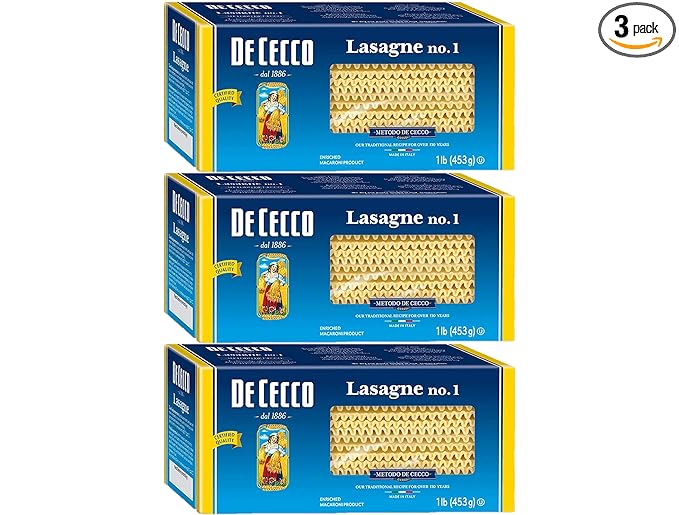 De Cecco Pasta Lasagne 16 oz Pack of 3