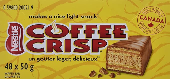 Nestle Coffee Crisp Bar 1.76-Ounce Bars (Pack of 48)