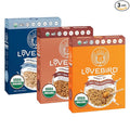 Lovebird Organic Cereal That Actually Tastes Good - 100% Real Food &amp Healthy Gluten Free Cereal No Refined Sugar Paleo Keto Friendly Healthy Snacks for Kids Adults - Variety 3-Pack