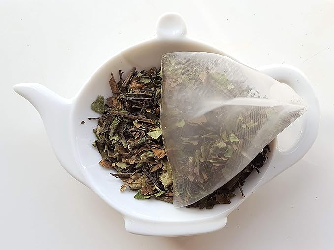 Pai Mu Tan White Tea in Pyramid Sachets (2 Tins)