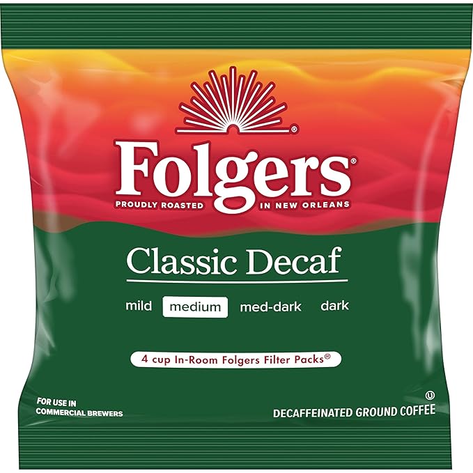 Folgers Decaf Ground Coffee .60 Ounce (200 Count)