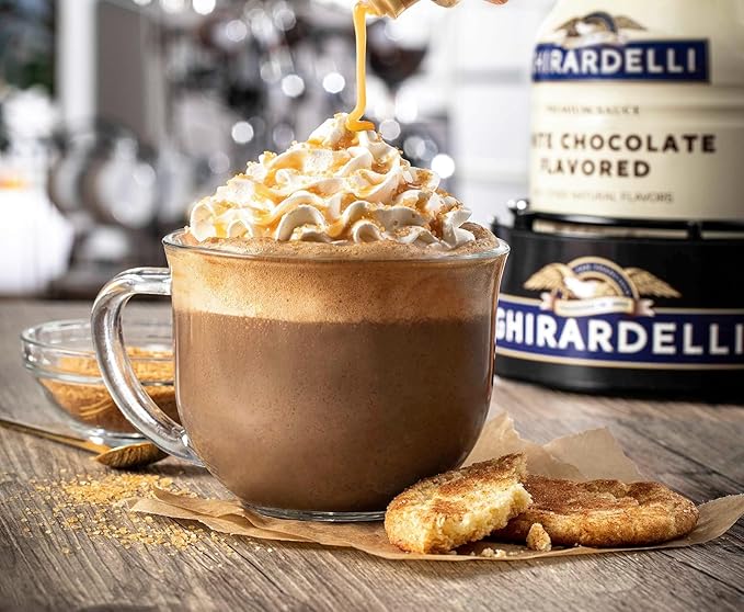 Ghirardelli Sweet Ground White Chocolate Flavor Powder 3.12 lbs.