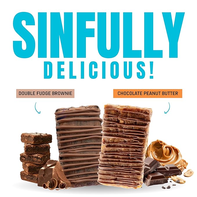 (NEW) JiMMYBAR! Creatine Protein Bar - 5g of Creatine Monohydrate + 20g Protein - High Protein Snack - Supports Muscle Growth Strength &amp Recovery - Real Food Energy Bar for Athletes | 12 Chocolat