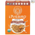 Lovebird Organic Cereal That Actually Tastes Good - 100% Real Food &amp Healthy Gluten Free Cereal No Refined Sugar Paleo Keto Friendly Healthy Snacks for Kids Adults - Honey 3-Pack