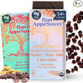 Bon Appesweet Date Sweetened Chocolate | Better Than Milk Chocolate Bar Chocolate Chip and Covered Cashews | Variety (Pack of 3) | Zero Added Sugar 54% Cacao Plant Based Dairy and Guilt Free!