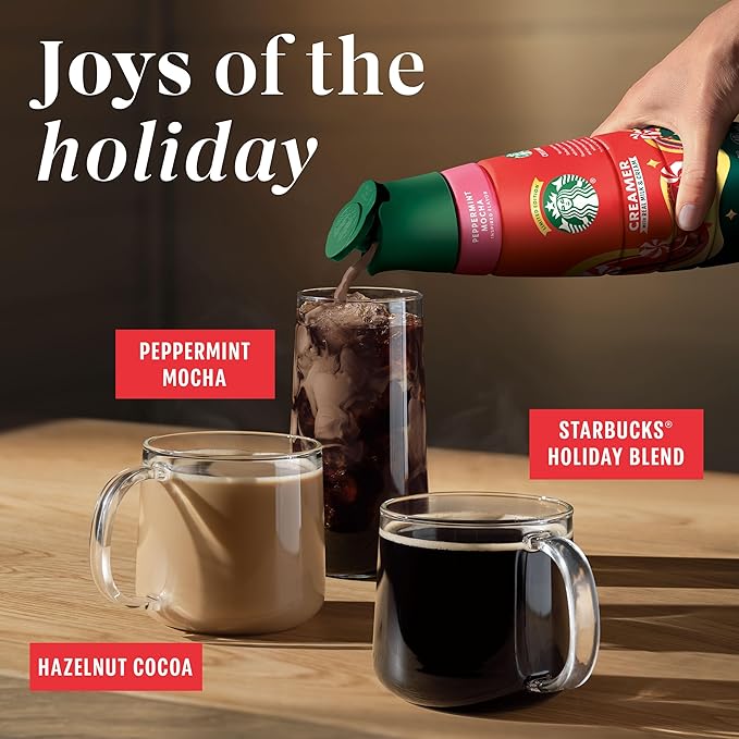 Starbucks K-Cup Coffee Pods Medium Roast Starbucks Holiday Blend Coffee for Keurig Brewers 100% Arabica 1 Box (22 Pods)