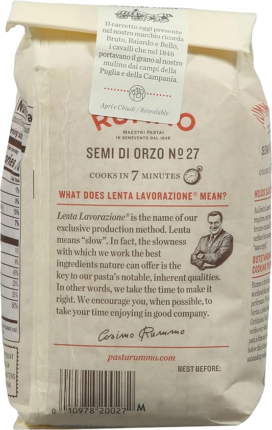 Generic R.ummo Semi Di Orzo Pasta 1LB Pack of 12