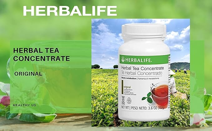 Original Herbal Tea Concentrate by HERBALIFE: Gluten-Free Kosher Certified and No Artificial Flavors or Sweeteners - 3.6 Oz. (102g)