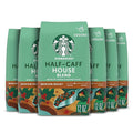 Starbucks Ground Coffee Medium Roast Coffee Half-Caff House Blend 100% Arabica 6 Bags (12 oz each)