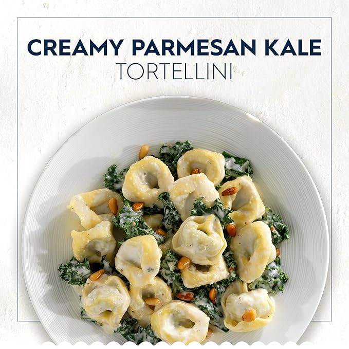 BARILLA Cheese &amp Spinach Tortellini Pasta 12 oz. Bag (Pack of 8) - 6 Servings Per Bag - Pantry Friendly Dried Tortellini - Made with Non-GMO Ingredients
