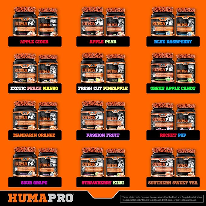 Humapro | Amino Acids Protein Matrix for Humans | 99% Utilization for Lean Muscle | Vegan Gluten Free | 90 Servings (Exotic Peach Mango)