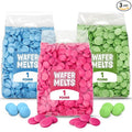 Easter Candy Melts 3 LB Pack – Pastel Blue Green &amp Pink Melting Wafers for Cake Pops Bunnies &amp Eggs – 3 Bags (1 LB Each) Candy Coating for Easter Treats Dipping &amp Decorating