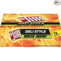 Slim Jim Monster Shortboi Smoked Meat Sticks Deli Style Original Flavor 7g Protein Per Stick Snack Size Easter Basket Stuffer for Men 0.9 oz. (24 Count)