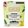 Vocal Eze Herbal Throat Coat Tea | 24 Servings | 9 Botanical Voice Soothing Ingredients | Ginger Flavor with Slippery Elm and Propolis Powder Blend | Voice Cough and Respiratory Support | 60 g