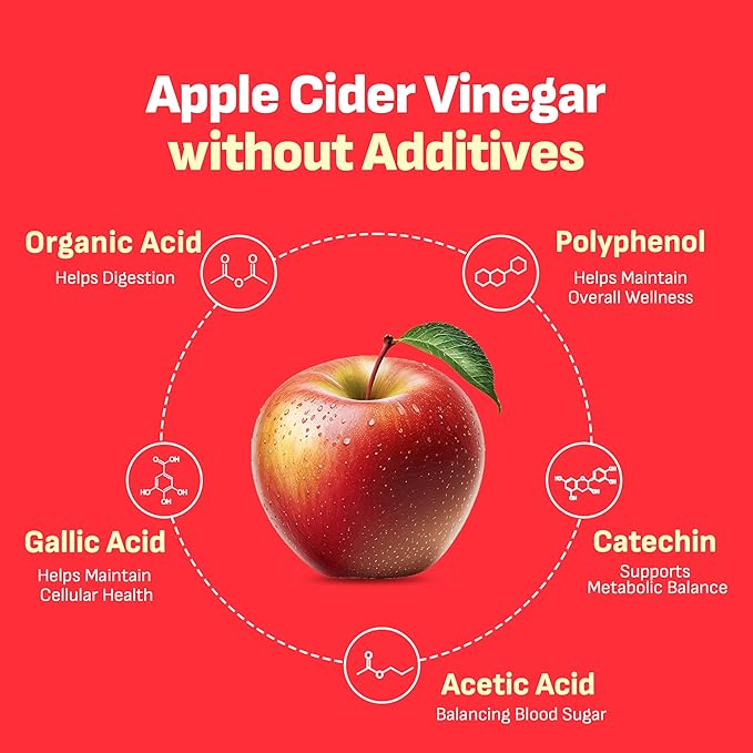 [Liveling] Apple Cider Vinegar Drink Stick &amp 3-in-1 Shot – Grapefruit Flavor | Supports Digestion Daily Cleanse Sugar-Free Low-Calorie Portable On-The-Go Packets (30 sticks)