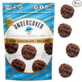 Undercover Snacks Chocolate Quinoa Crisps - Dark Chocolate + Sea Salt Quinoa Crisps | 7-Pack 3oz Bags of Mini Crisps | Gluten Free Nut-Free Allergen Friendly Kosher Plant-Based