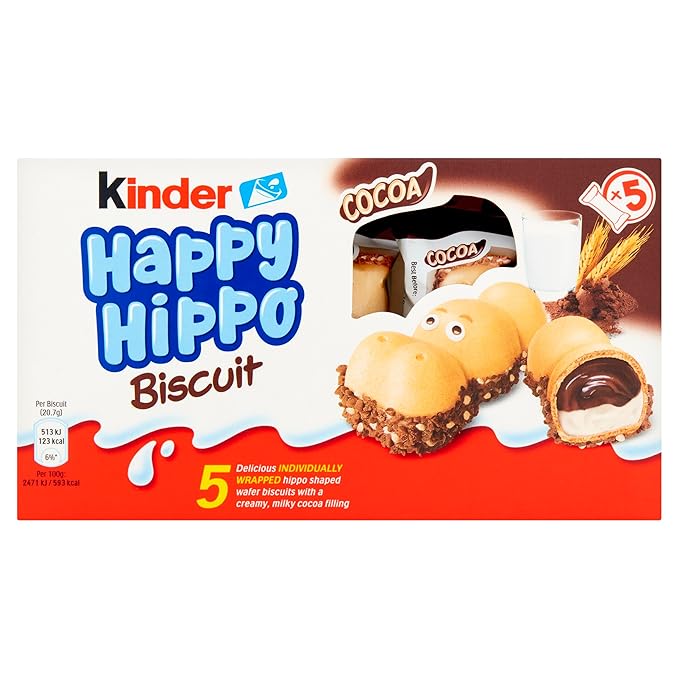 Kinder Happy Hippo Cocoa Cr?..Me T5 10 Pack