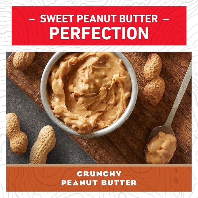 CLIF BAR - Crunchy Peanut Butter - Made with Organic Oats - Energy Bars - Non-GMO - Plant Based Protein Bars (12 Pack)