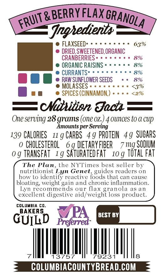 Flax Granola Bulk (Fruit &amp Berry)