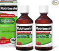 Robitussin Adult Maximum Strength Cough Plus Chest Congestion DM Max Cough Suppressant and Expectorant Raspberry Flavor 8 Fl Oz x 2