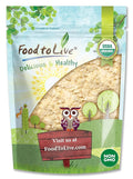 Food to Live - Organic Blanched Sliced Almonds 3 Pounds — Non-GMO Raw Unpasteurized Unsalted Vegan Keto Paleo Kosher Bulk High in Protein