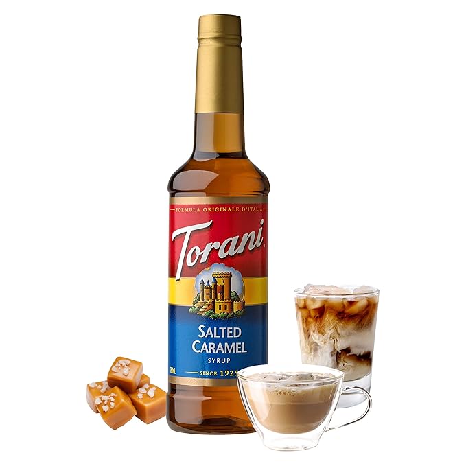 Torani Syrup Salted Caramel 25.4 Ounces (Pack of 4)
