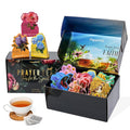 Thoughtfully Tea Affirmations Religious Gift Set 15 Gifts in 1 with Bible Verses 8 Flavors in 15 Floral Boxes with 4 Bags Each Christian Gifts for Women Bible Study Prayer Group Easter Gift
