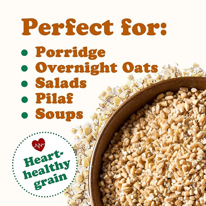 Food to Live Organic Steel Cut Oats 6 Pounds — 100% Whole Grain Irish Oats Quick Cooking Oatmeal Non-GMO Cereal Non-Irradiated Vegan Bulk Product of the USA