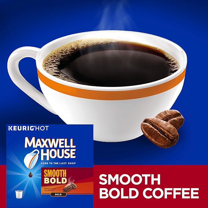 MAXWELL HOUSE Smooth Bold K-CUP Pods Coffee 18 Count