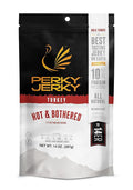 Perky Jerky All Natural Turkey Jerky Hot and Bothered 14 Ounce