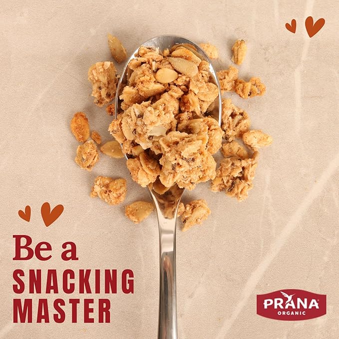 Prana Granolove - Maple Spice Organic Granola Cereal | Rich in Fiber &amp Protein Vegan Non-GMO Kosher and Low-Sugar - 12 oz Bags - 4 Pack