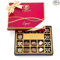 CARIANS Chocolatier Assorted Gourmet Chocolate Gift Box Dark Milk White Chocolates Truffles Treats for Thank you Great for Gift Giving and Anniversary 17 Pc