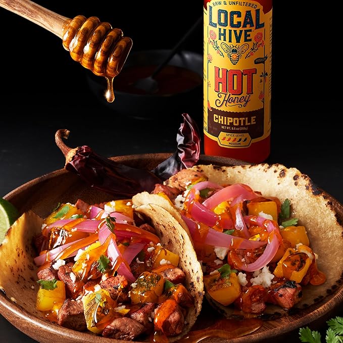 Local Hive Sweet &amp Spicy Duo – Hot Honey Bundle with Original &amp Chipotle Flavors