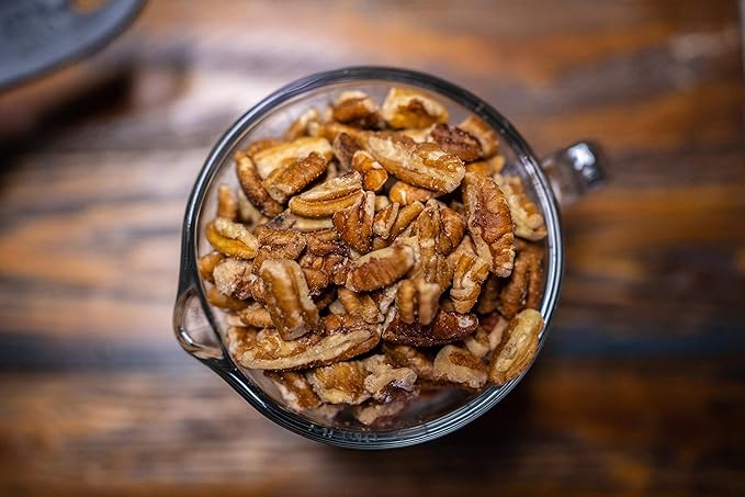 Pecan Value Bundle – 5 lb Natural Halves + 5 lb Chopped Pecans (10 lbs Total) | Fresh Premium Pecans | Bulk Nuts for Baking Snacking &amp Cooking