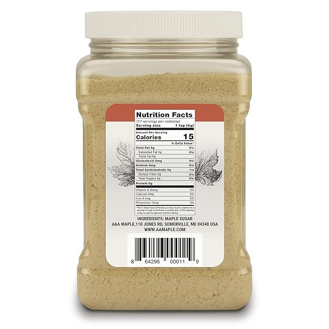 Pure Maple Sugar - 25 Oz - A&ampA Maple