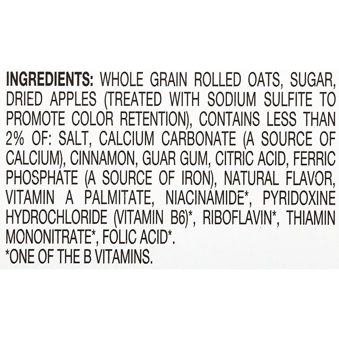 McCann's Instant Irish Oatmeal Apples &amp Cinnamon 10 Packets (Pack of 12)