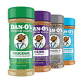 Dan-O's 4 Bottle Seasoning Set Small Bottles 4 Pack Includes Original Preem-O SEA-soning and Cajun Seasonings Sugar Free Zero Calorie Use this Seasoning Kit to Craft a Marinade Rub or Sauce