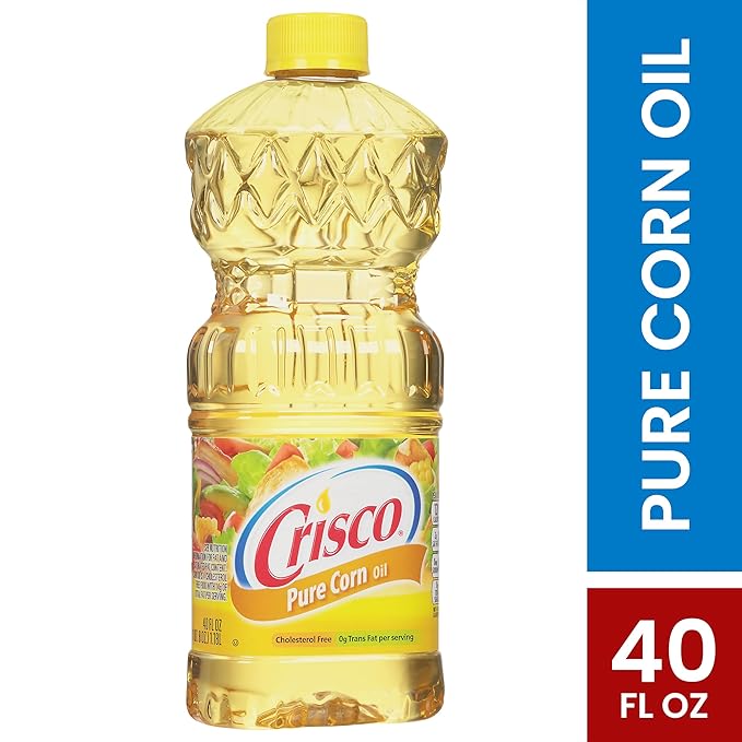 Crisco Pure Corn Oil 40 Fluid Ounce (Pack of 2)